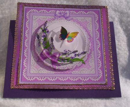 Bluebells Circle Pyramage Topper by Sharon Wilson