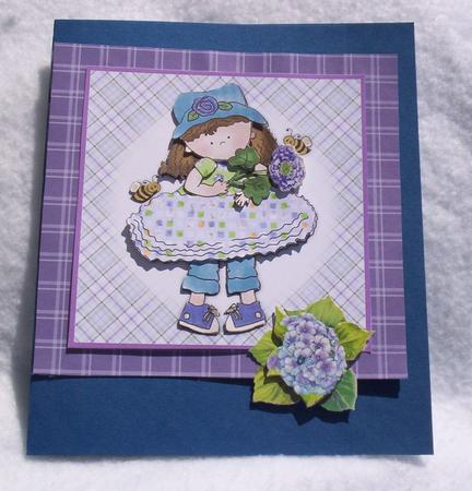Cloey Loves Purple (1) Step by Step Pyramid Mix N Match by Sharon Wilson