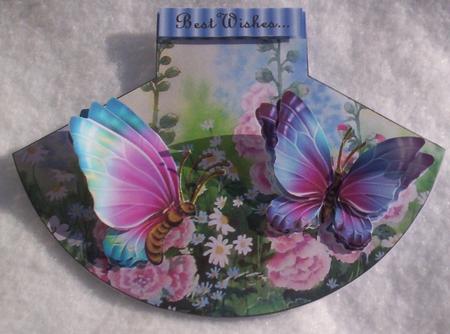 Rocker Butteflie Card by Sharon Wilson