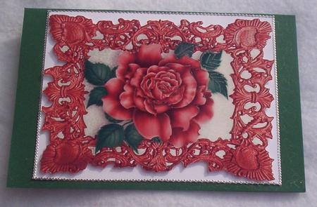 Rose Toppers in Beautiful Ornate Frames by Sharon Wilson