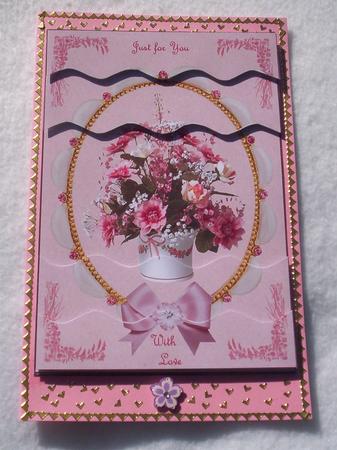 I Bring You Flowers Wavy Side Stacker by Sharon Wilson