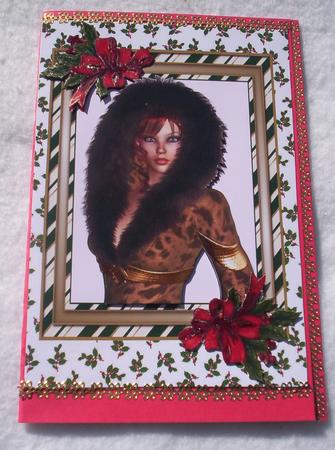 Pretty as a Pic, in Gold and Holly by Sharon Wilson