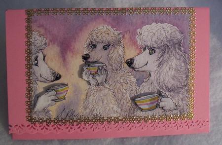 The Cup That Cheers -  A4 by Sharon Wilson