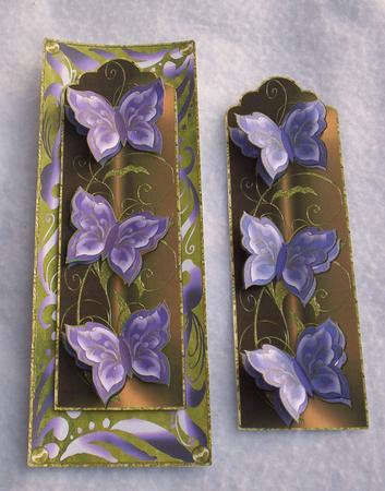 Grace Butterflies Dl Bookmark Topper 3 (set 2) by Sharon Wilson