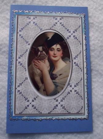 11 A5 Lace Frames for Cu & Pu by Sharon Wilson