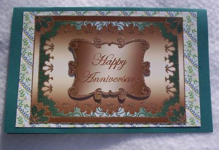 Graceful Various Occasions Card Front/topper & Dragonflies by Sharon Wilson