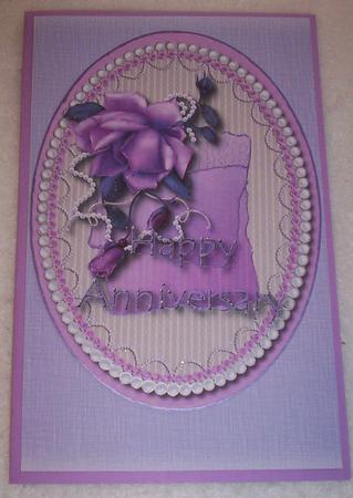 Anniversary Celebrations - 2 Card Toppers 1 by Sharon Wilson