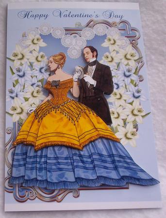 Victorian Valentine's Day Style Card by Sharon Wilson