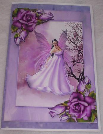 Spring Blossom Fairy & Heritage Roses by Sharon Wilson