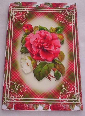 Pink and White Flowers Card Front 2 by Sharon Wilson