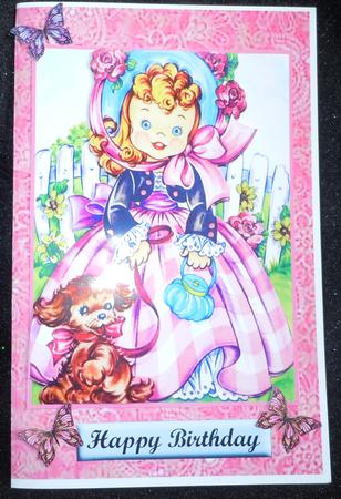 Taking the Dog for a Walk A4 Card Sheet by Sharon Wilson