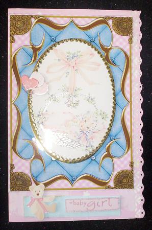 New Baby Fancy Bracket A4 Picture Topper Sheet by Sharon Wilson