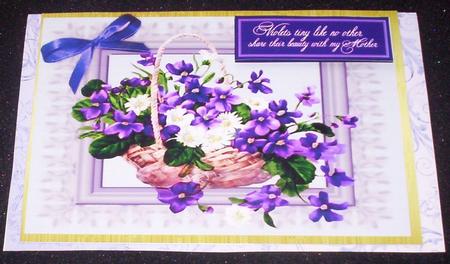 Lovely Violet Topper's for Mum by Sharon Wilson
