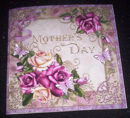 8x8 Vintage Roses for Mothers Day by Sharon Wilson