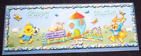 Happy Easter at Bunnyland by Sharon Wilson