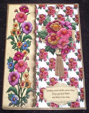 Get Well Silky Flowers by Sharon Wilson