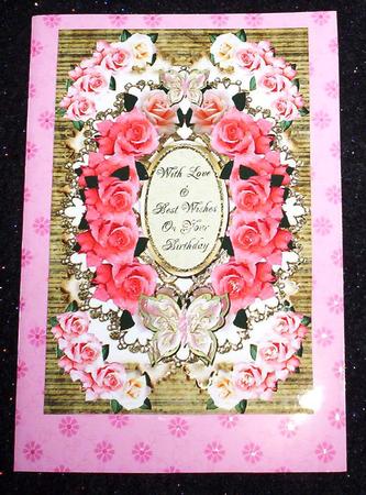 Roses for You Card Front & Insert 8 by Sharon Wilson