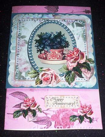 Forgetmenots in a Teacup by Sharon Wilson