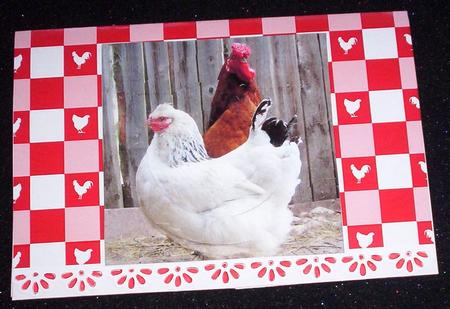 Hen and Cock Circle Pyramid by Sharon Wilson