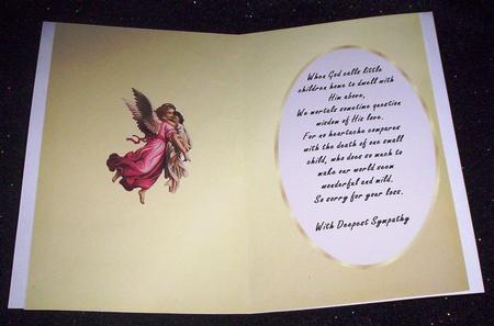 Angel Carring a Child Insert by Sharon Wilson
