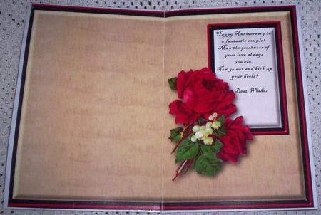Red Roses Insert by Sharon Wilson