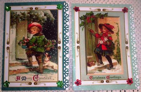 Vintage Christmas Doorway Toppers by Sharon Wilson