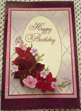 Birthday Flowers Step by Step by Sharon Wilson