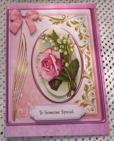 Beautiful Roses and Lily of the Valley ( Pyramid ) by Sharon Wilson