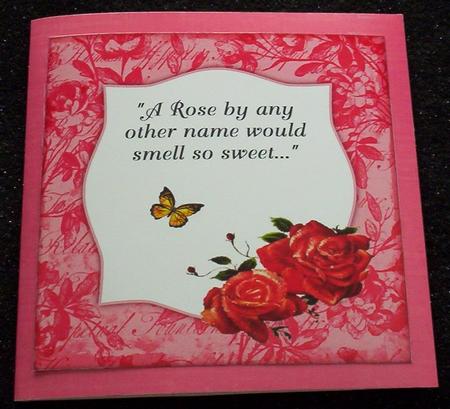 Vintage Script & Flowers 12 8x8 Blank Card Fronts - Rich by Sharon Wilson