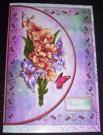 Lilac & Copper Faux Envelope Minikit by Sharon Wilson