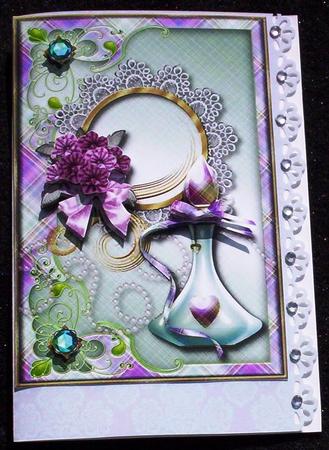 Parrfum & Flowers Topper 1 by Sharon Wilson
