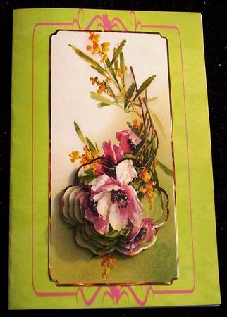 Anemone and Mimosa Dl Card with Petal Stackers by Sharon Wilson
