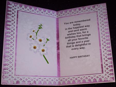 A5 Lilac and Blue Roses Incert by Sharon Wilson