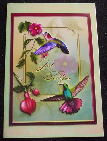 Precious Birds 5x7 Card Front by Sharon Wilson