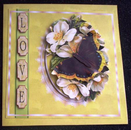 Butterflies & Flowers Duodecoupage by Sharon Wilson