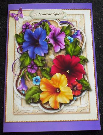 Beautiful Petunias in a Ornate Frame  by Sharon Wilson