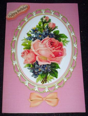 Beautiful Roses on a Gold Ornate Frame  by Sharon Wilson