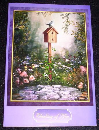'visiting Friend' Card Topper by Sharon Wilson