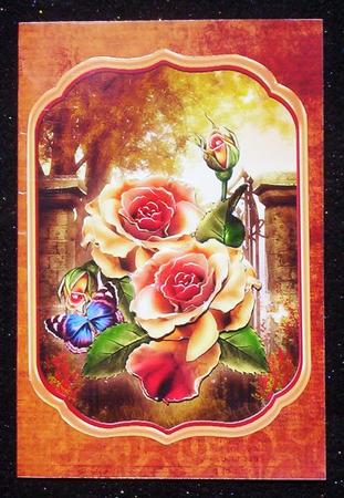 Garden Roses Shaped Topper by Sharon Wilson