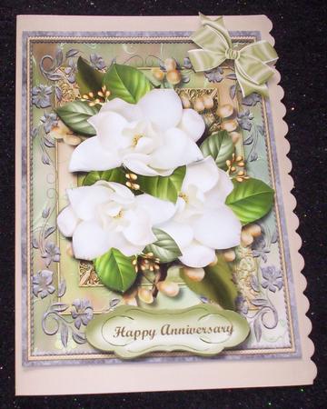 Lovely White Magnolias in a Ornate Frame by Sharon Wilson