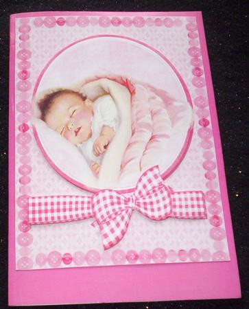 Beautiful Bouncing Baby Girl A4 by Sharon Wilson