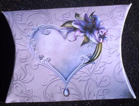 Wynter Lilies Pillow Box by Sharon Wilson
