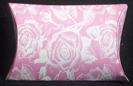 Vintage Rose Pillow Box - Bright Shade by Sharon Wilson