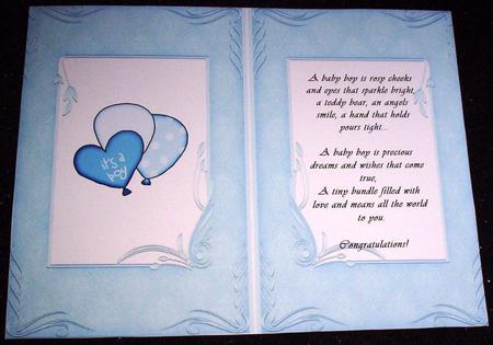 A5 Art Deco Incert Baby Blue by Sharon Wilson