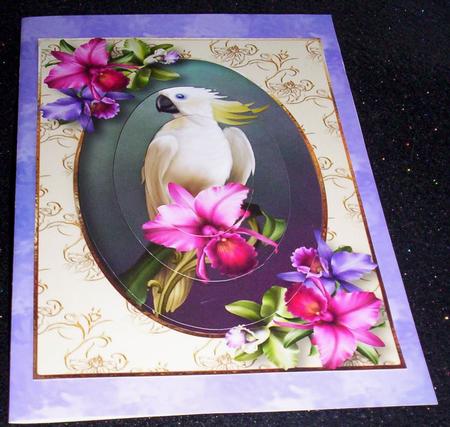 Tropical Elegance Oval Pyramid by Sharon Wilson