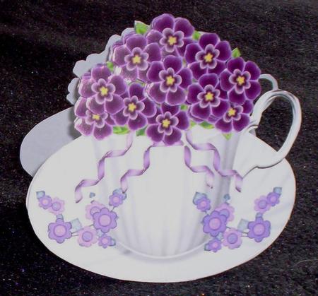 White Cup of Love Mini Kit by Sharon Wilson