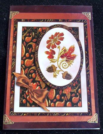 Golden Acorns Quick Card by Sharon Wilson
