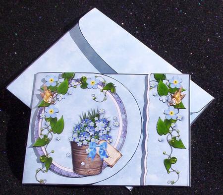 Forget Me Knot D Flap Off Center Wrap Around Kit by Sharon Wilson