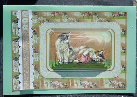 Kittens Playing with Wool by Sharon Wilson
