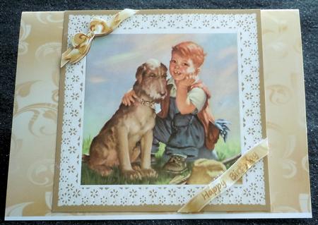 Ribbons and Lace - Me and My Dog by Sharon Wilson